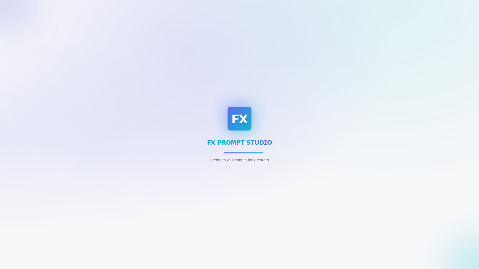 FX Prompt Studio live website preview